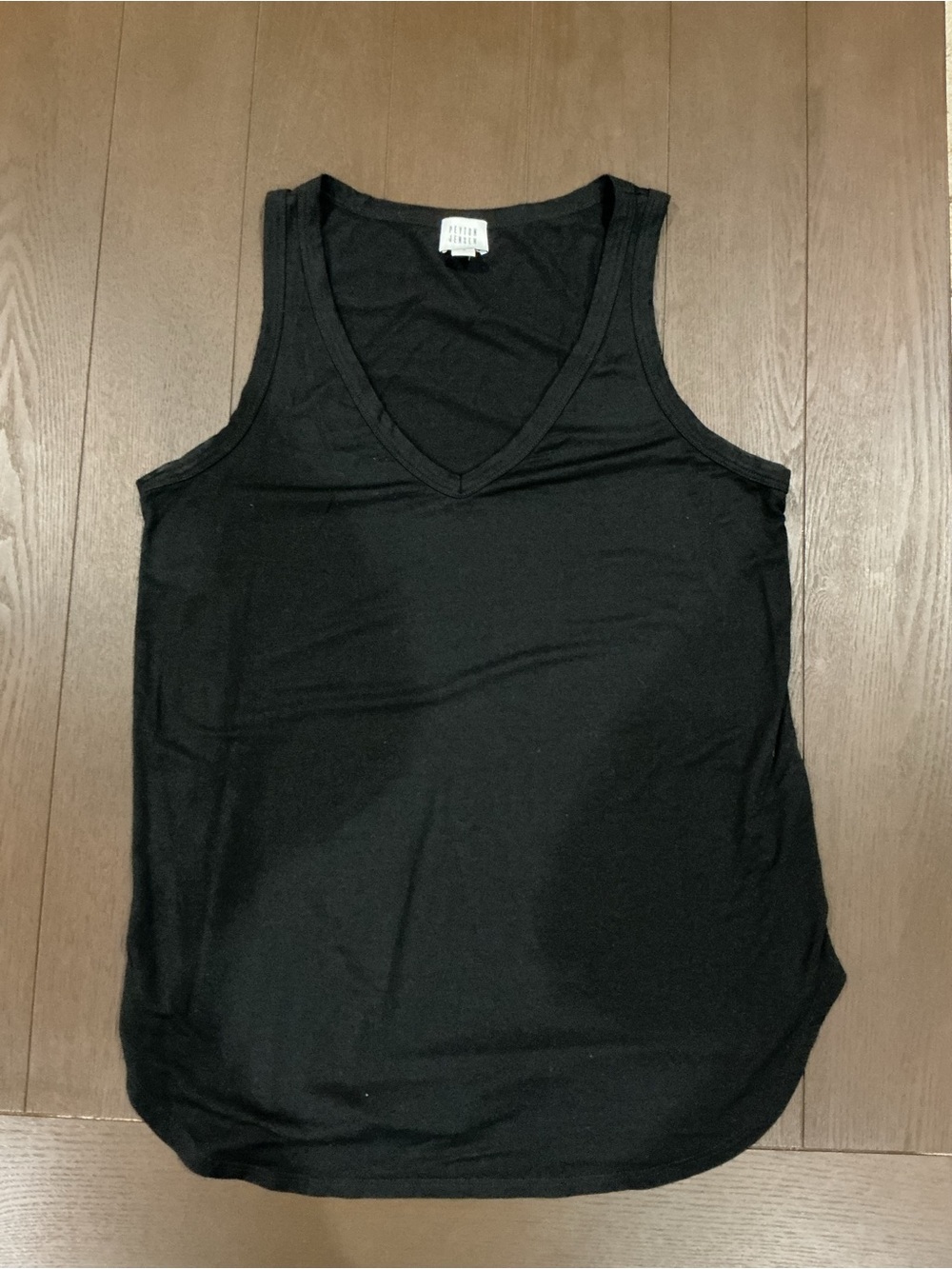 Peyton Jensen Black V-Neck Tank Top - Women